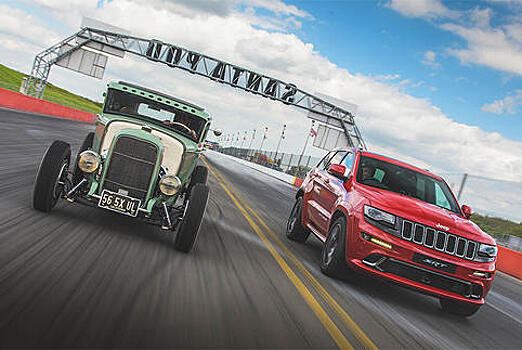 Jeep Grand Cherokee SRT сравнили в дрэге с хот-родом