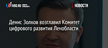 Денис Золков возглавил Комитет цифрового развития Ленобласти