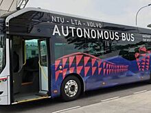 Первый в мире беспилотный электрический автобус представлен в Сингапуре