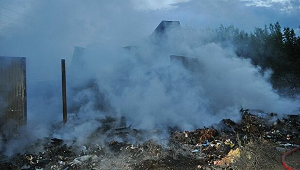Во Львовской области загорелась свалка