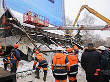 В Нефтеюганске обрушилось здание нового ТЦ