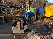 Россиянин перезимовал в Крыму в палатке и поделился ощущениями