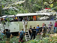 В Турции два человека погибли в ДТП с туристическим автобусом