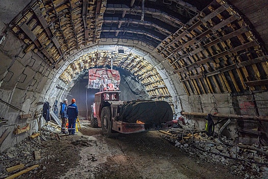 На БАМе произошла сбойка нового однопутного Дуссе-Алиньского тоннеля