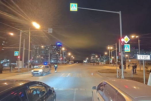 В Новосибирске ищут водителя, сбившего на переходе женщину с ребенком