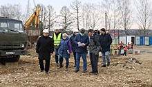 Строительство школы началось в Кленовском
