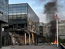 Правоохранители оцепили место падения обломков БПЛА в Зеленограде