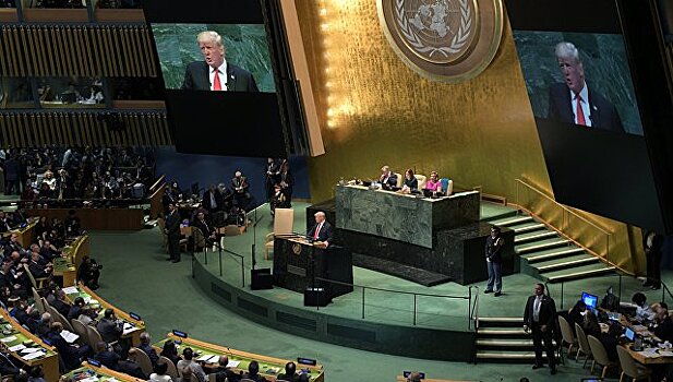 Захарова прокомментировала речь Трампа в ООН