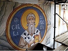 В Волгограде расписывают собор Александра Невского