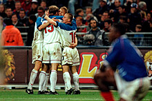 Франция – Россия – 2:3, 1999 год, отбор к ЧЕ-2000, гол Валерия Карпина, видео