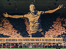 Фанаты «Вулвс» оформили трибуну огромной фигурой Жоты и почтили память экс-игрока на 18-й минуте матча с «Ман Сити»