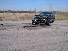 В Кораблинском районе Kia столкнулась с КамАЗом