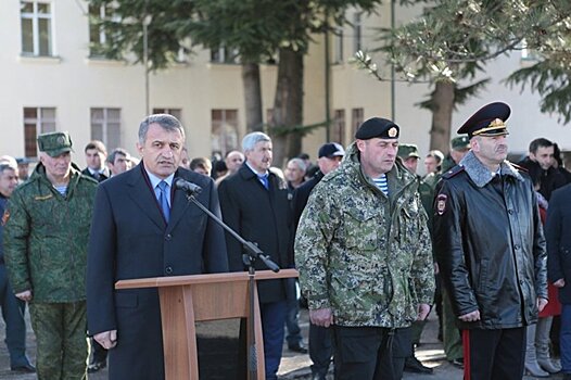 Бибилов: решительность и стойкость бойцов ОМОН - залог спокойствия Южной Осетии