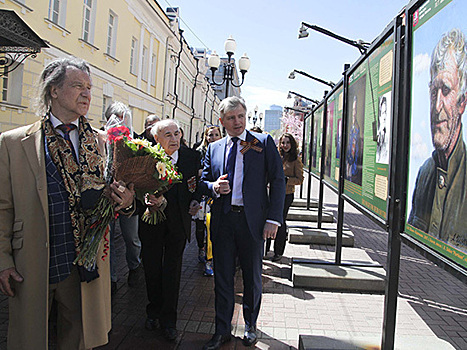 На Арбате открылась выставка «Они сражались за Родину!»