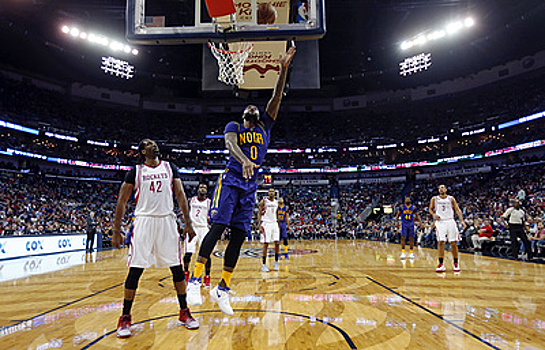 Дабл-дабл Казинса не спас "Нью-Орлеан" от разгрома от "Хьюстона" в матче НБА