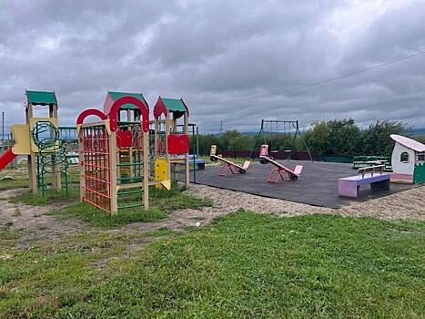 В Балее обустроили сквер и детскую площадку