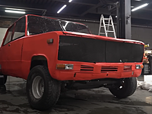 Блогеры построили огромную Lada с двумя моторами