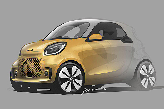 Smart показал, какими будут новые ForTwo и ForFour