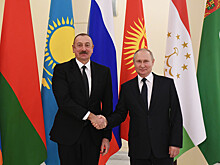 Алиев поздравил Путина с днем рождения