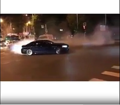 В Краснодаре объявился новый дрифтовщик