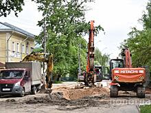 К ремонту улицы Гоголя приступили в Вологде по нацпроекту «Безопасные и качественные автомобильные дороги»