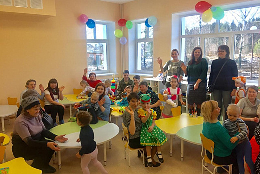 Новый детский сад в микрорайоне Восточный принял первых воспитанников