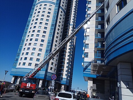 На западе Москвы прошли пожарно-тактические учения