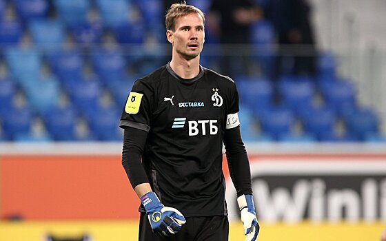 Голкипер "Динамо" Антон Шунин выбыл на 4–5 недель из-за травмы плеча