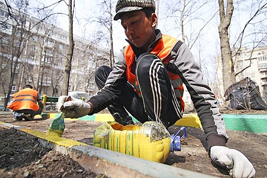 В Москве больше не будут красить бордюры