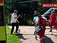 Пострадавшего при ДТП с поездом и автобусом доставили вертолетом в Петербург