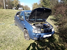 В Краснодарском крае двое взрослых и двое детей пострадали в ДТП с перевернувшимся автомобилем