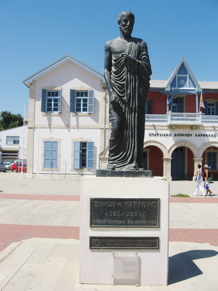 Памятник Зенону, Ларнака, Кипр, Европа