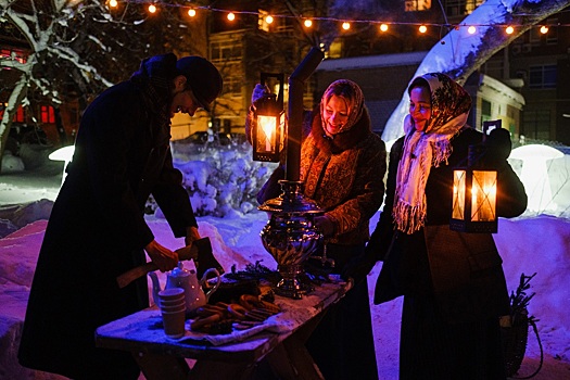 Зимняя праздничная программа стартовала в нижегородских «Заповедных кварталах»