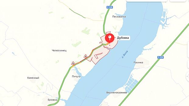 В Волгоградской области в гигантской пробке застыла трасса до Дубовки