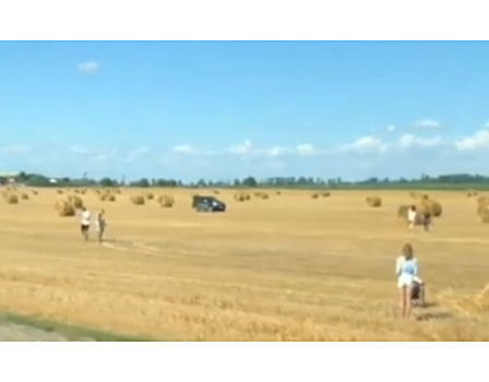 Поля Кубани оккупировали автомобильные туристы