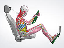 Toyota научилась имитировать позы водителей при авариях