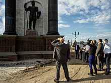 Плитку в парке «Патриот» уложат к годовщине Победы в Курской битве