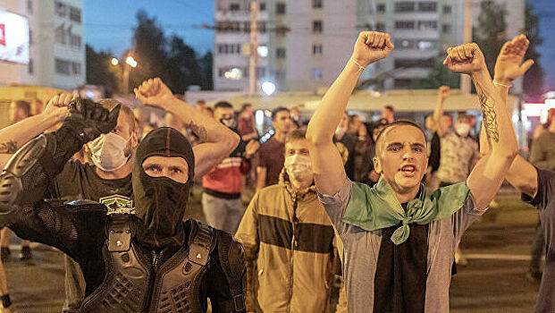 Протесты в Белоруссии добрались до Киева