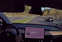 Самая быстрая Tesla Model 3 мчит по Нюрбургрингу
