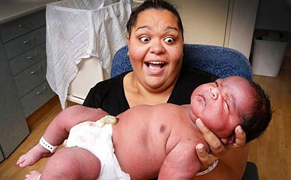 В Австралии женщина родила 6-килограммового младенца