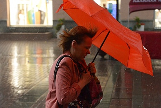 «Оранжевый» уровень погодной опасности продлили в Московском регионе из‑за дождя