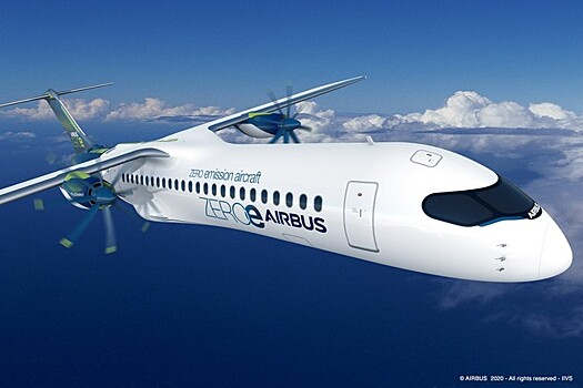 Airbus проектирует три варианта «водородного» самолёта