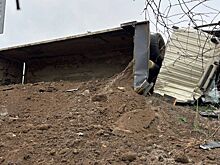 На Дону водитель перевернул грузовик