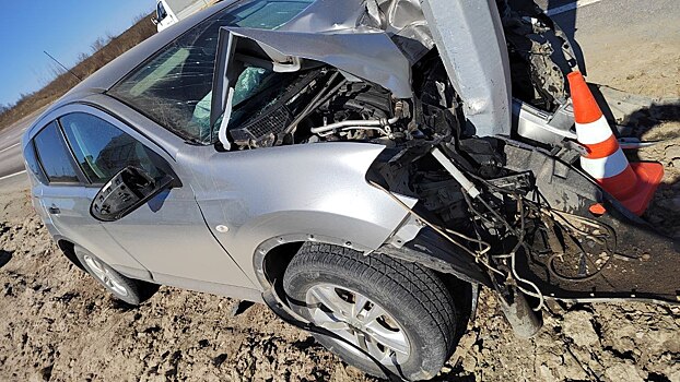 Мужчина пострадал в ДТП на трассе под Вологдой