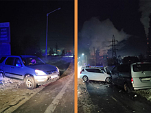 В Новосибирске столкнулись три машины — в ДТП пострадала 6-летняя девочка