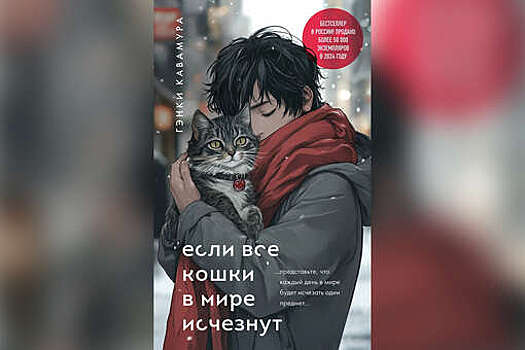 Роман "Если все кошки в мире исчезнут" стал лидером по продажам в 2025 году