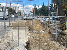 В Курске на ул.Ленина на следующей неделе начнут приводить в порядок место ремонта теплосетей