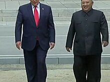 Трамп встретился с Ким Чен Ыном на межкорейской границе