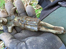 Найдена 800-летняя позолоченная фигурка Иисуса Христа