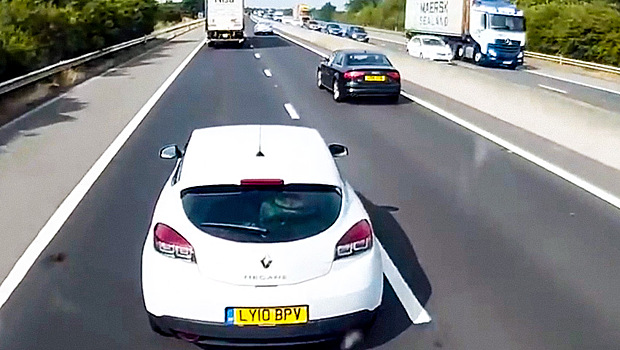 Протестировал тормоза: пьяный водитель нарвался на дальнобойщика